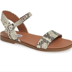 Steve Madden Dina Snake Print Sandals